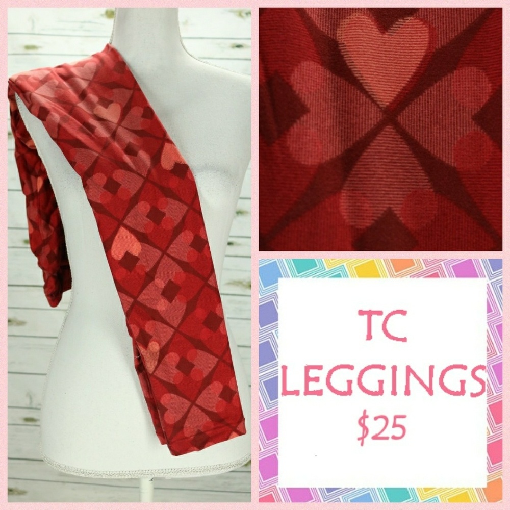 Lularoe TC valentine's leggings